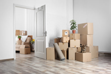 Packed up to leave home